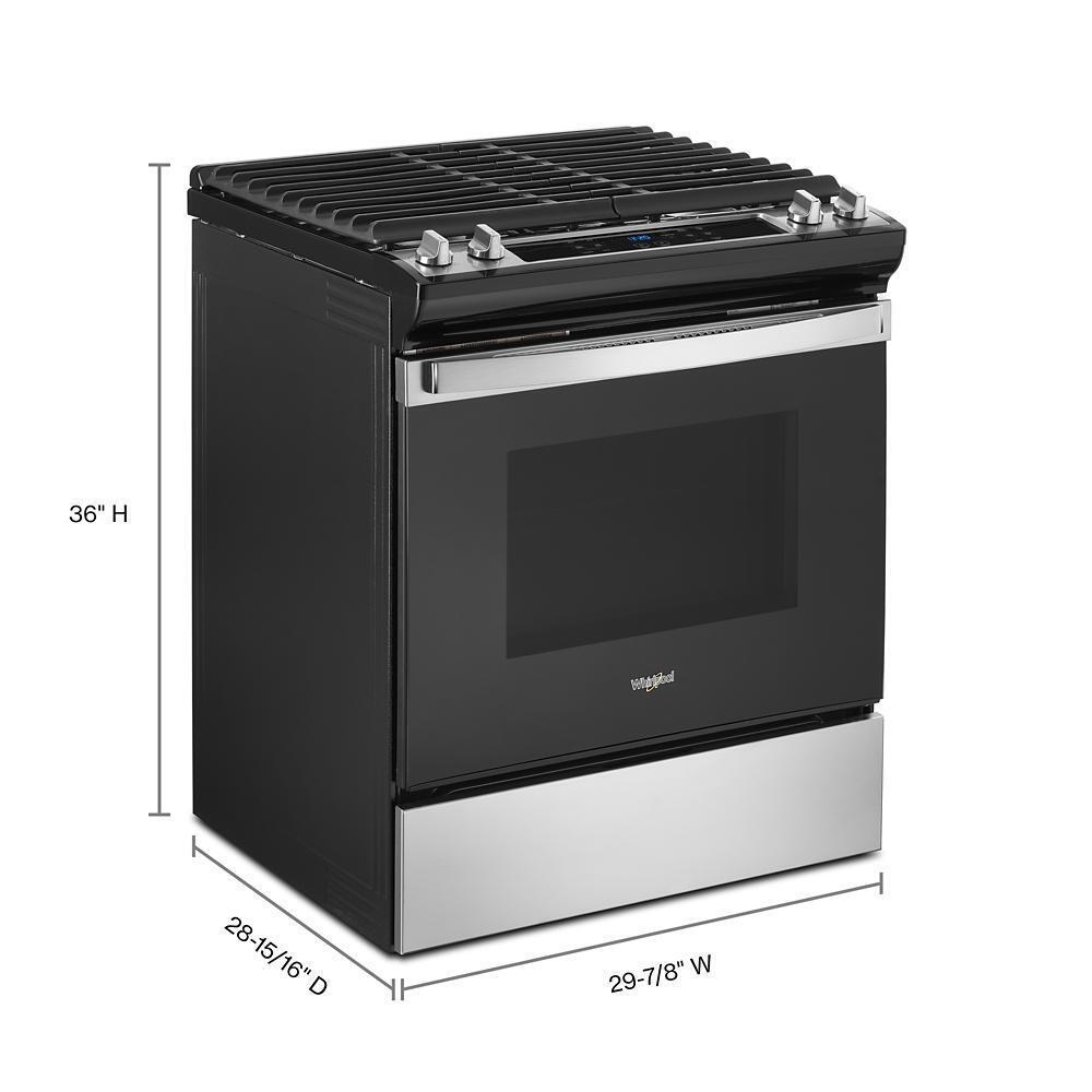 WHIRLPOOL WEG515S0LS 5.0 Cu. Ft. Whirlpool Gas Range With Frozen Bake Technology