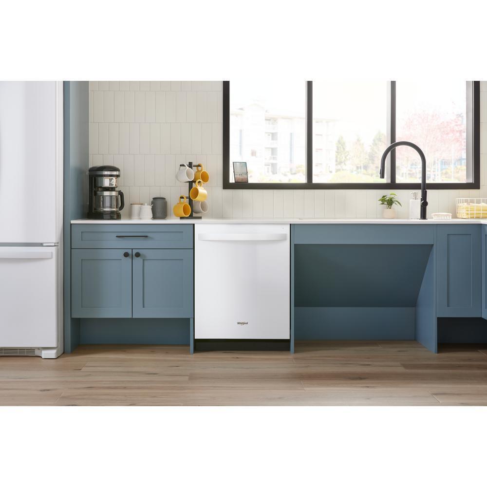 WHIRLPOOL WDT550SAPW 44 Dba Ada Compliant Dishwasher Flush With Cabinets With 3rd Rack