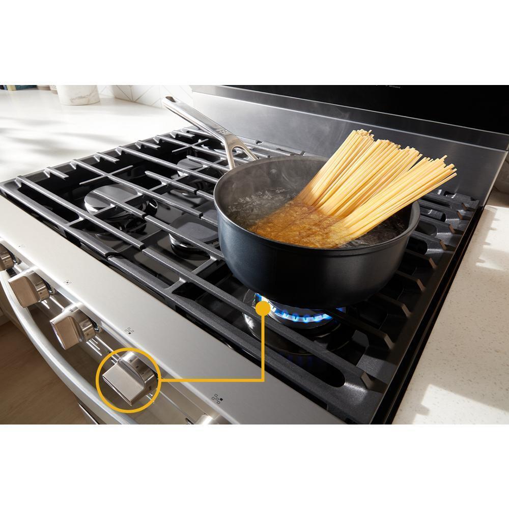 WHIRLPOOL WFGS7530RZ 30-inch Smart Gas Range With Air Cooking Technology, Steam/self CLE...