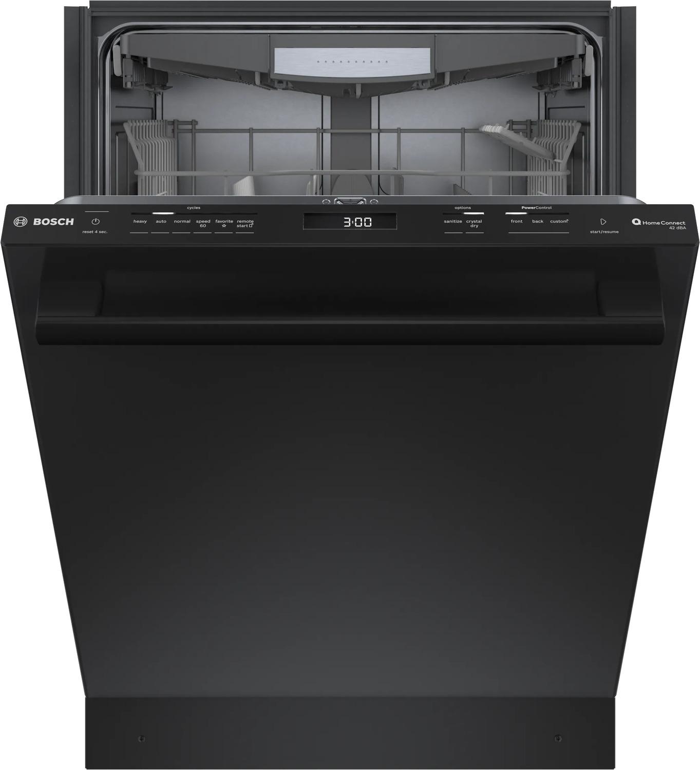BOSCH SHX78CM6N Bosch 800 Series Dishwasher 24"" Black