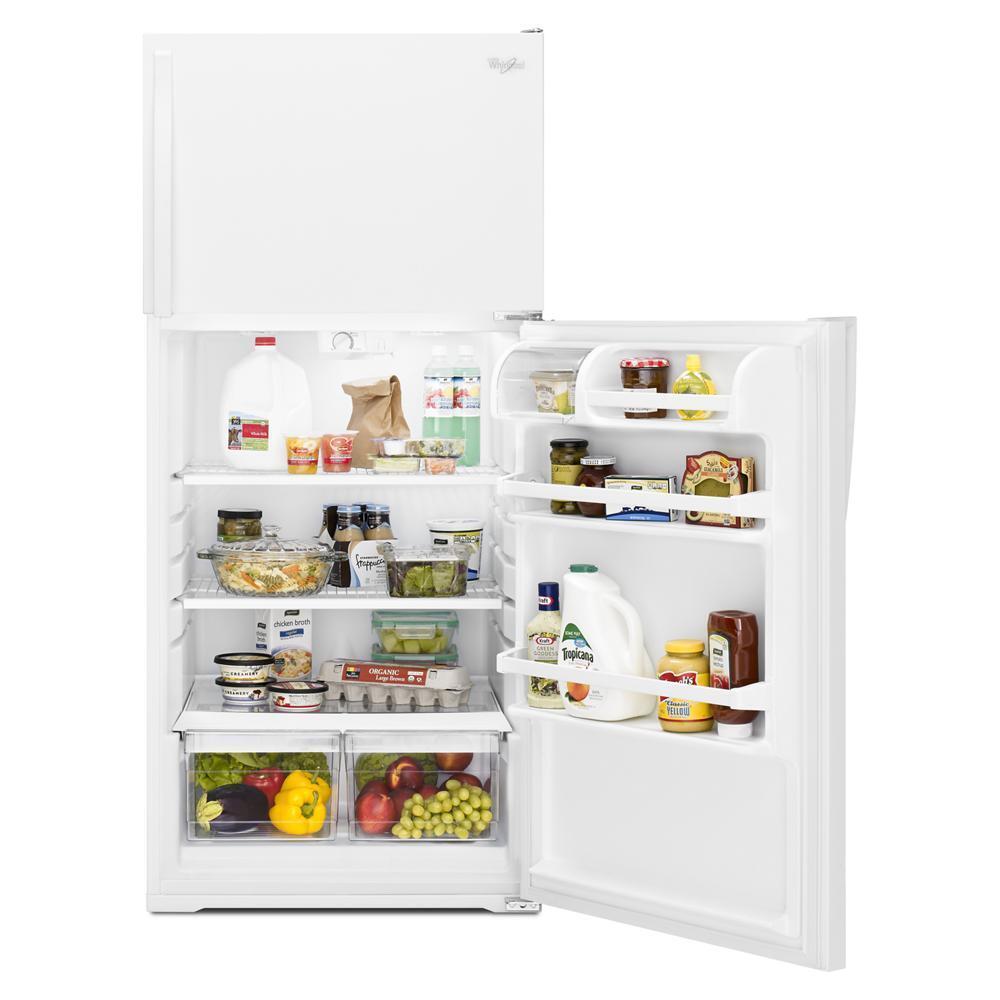 WHIRLPOOL WRT134TFDW White Whirlpool 28"" Wide Top-freezer Refrigerator With Freezer T...