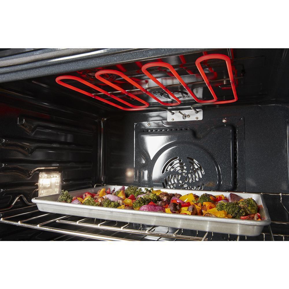 WHIRLPOOL WOEC5027LB 5.7 Total Cu. Ft. Combo Wall Oven With Air Fry When Connected*