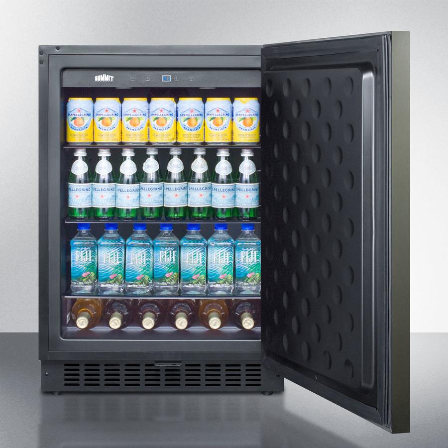 SUMMIT FF64BXKSHH Built-in Undercounter All-refrigerator for Residential or COMMERCIA...