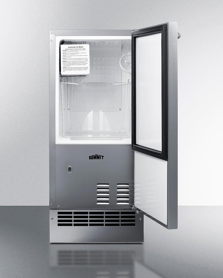 SUMMIT BIM271OS Summit 25 Lb. Drain-free Outdoor Icemaker
