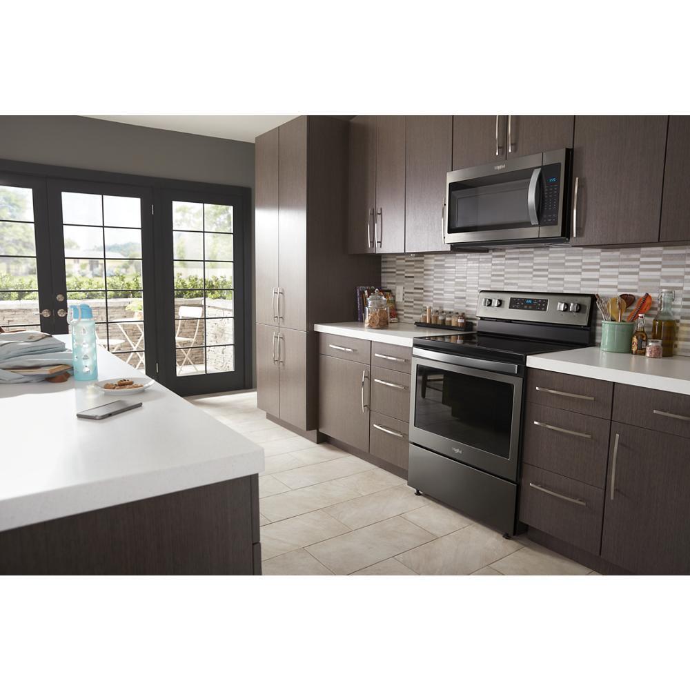 WHIRLPOOL WMH32519HV Whirlpool 1.9 Cu. Ft. Capacity Steam Microwave With Sensor COOKI...