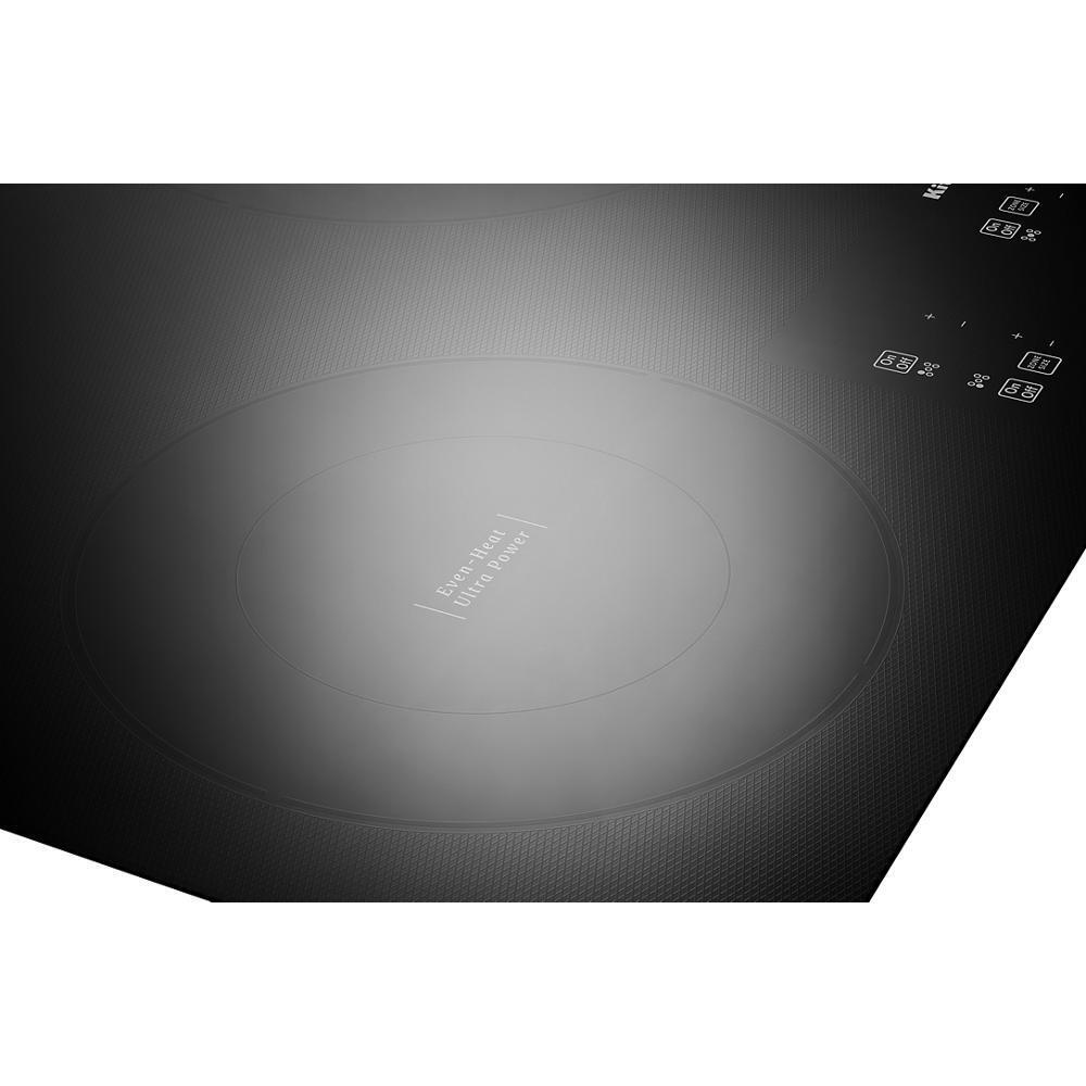 KITCHENAID KCES956KBL 36"" Electric Cooktop With 5 Elements and Touch-activated Controls