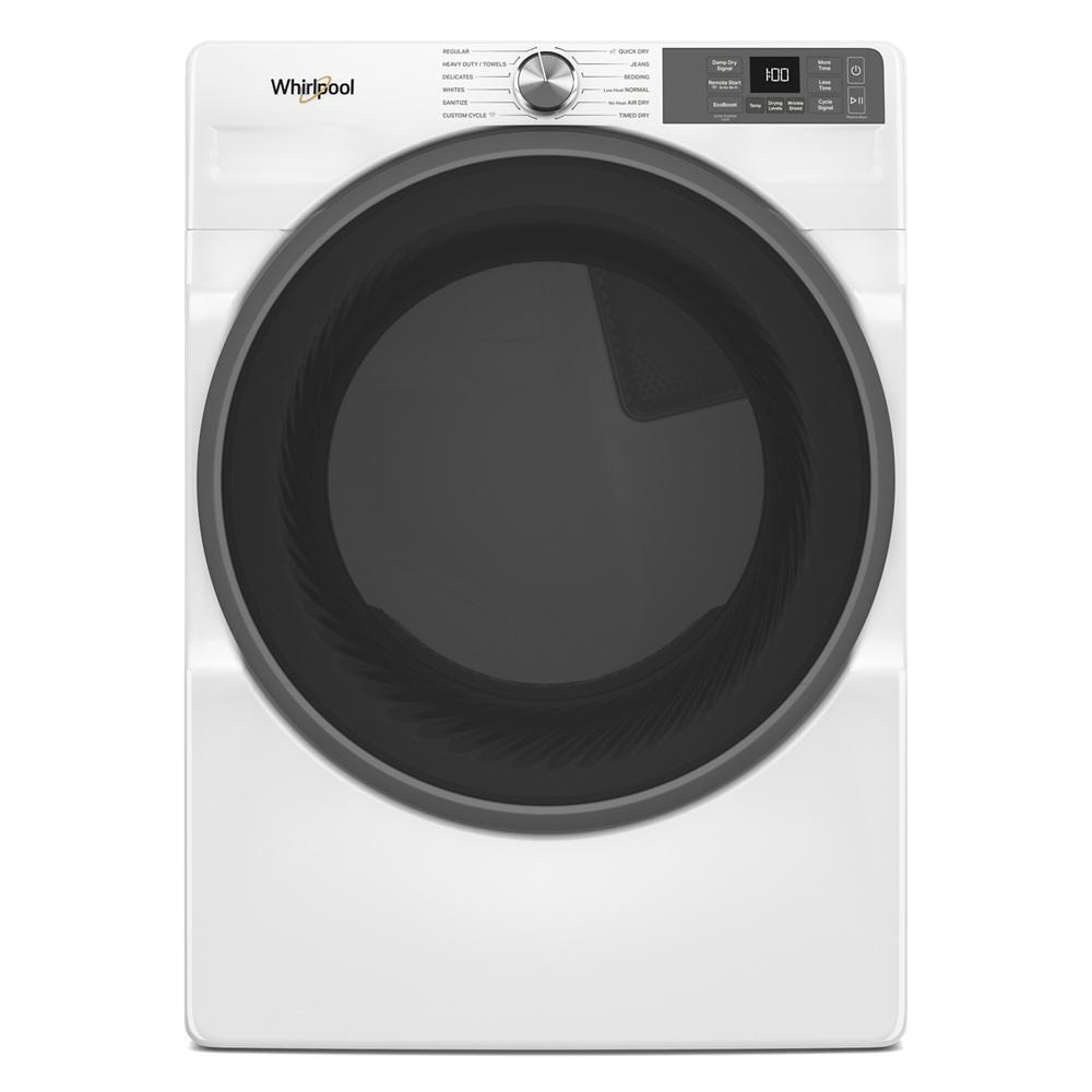 WHIRLPOOL WGD5720RW 7.4 Cu. Ft. Smart Front Load Energy Star Gas Dryer With Wrinkle ...