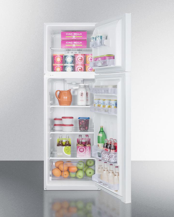 SUMMIT FF946W Summit 8.8 CU.FT. Frost-free Refrigerator-freezer In White