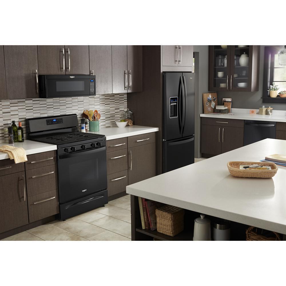WHIRLPOOL WRF560SEHB Whirlpool 30-inch Wide French Door Refrigerator - 20 Cu. Ft.