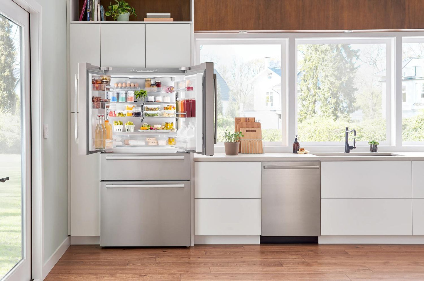 BOSCH B36CL80SNS Bosch French Door Bottom Mount Inox-easyclean
