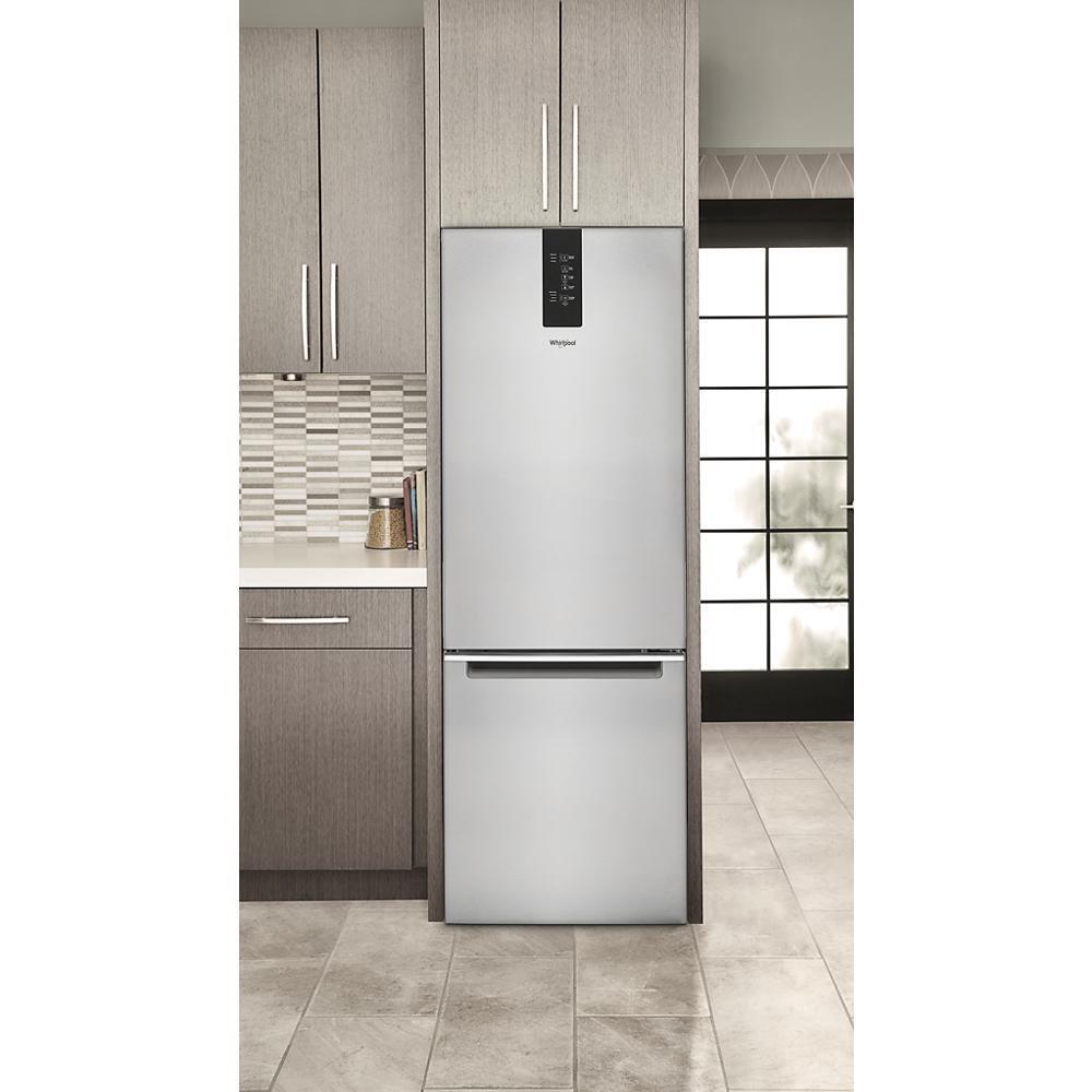 WHIRLPOOL WRB543CMJZ Whirlpool 24-inch Wide Bottom-freezer Refrigerator - 12.7 Cu. Ft.