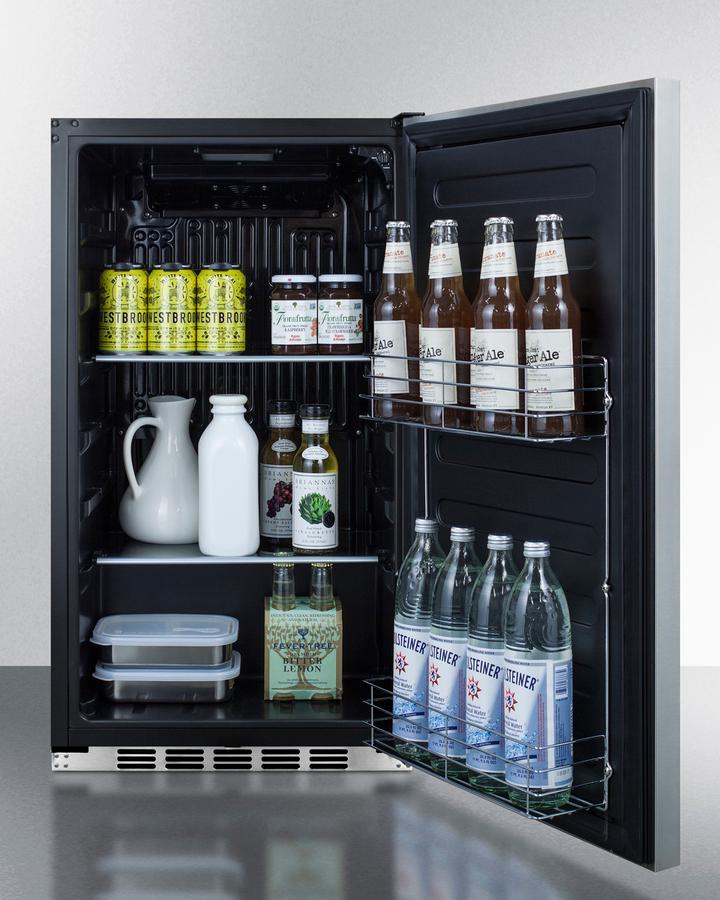 SUMMIT FF195IF Summit Shallow Depth Built-in All-refrigerator