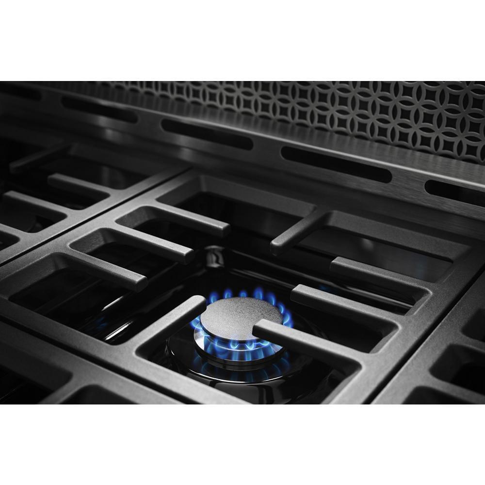 KITCHENAID KFGC506JMB Kitchenaid 36'' Smart Commercial-style Gas Range With 6 Burners ...