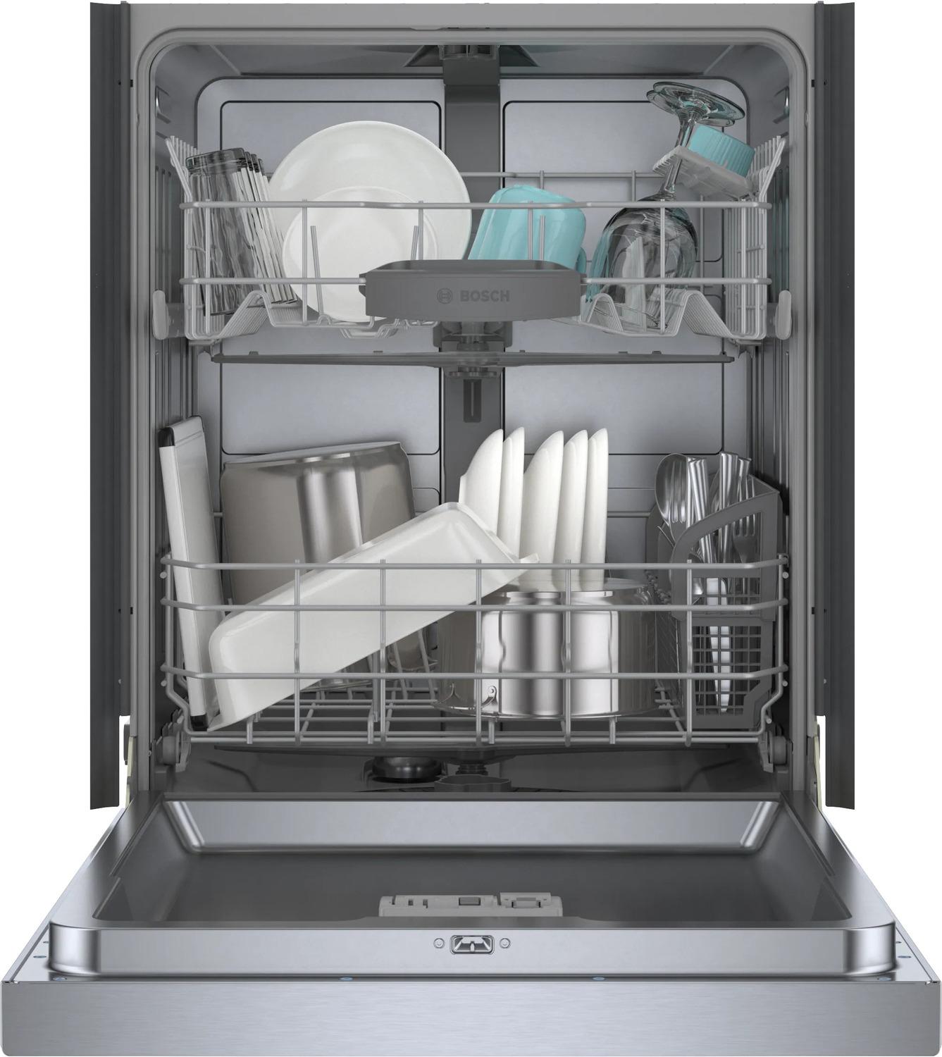 BOSCH SHE3AEM5N Bosch 100 Series Dishwasher 24"" Stainless Steel