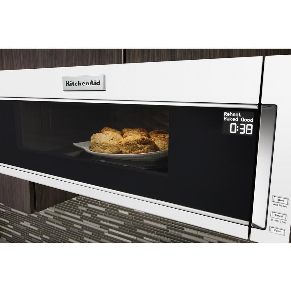 KITCHENAID KMLS311HWH KitchenAid 1000-watt Low Profile Microwave Hood Combination - White