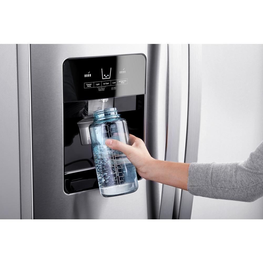 WHIRLPOOL WRS331SDHM Whirlpool 33-inch Wide Side-by-side Refrigerator - 21 Cu. Ft. - ...