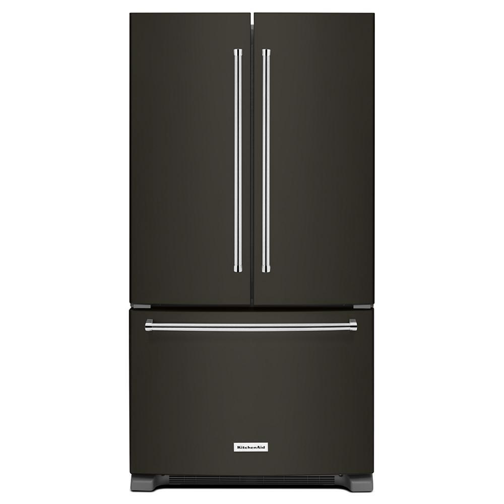 KITCHENAID KRFF305EBS Kitchenaid 25 Cu. Ft. 36-width Standard Depth French Door REFRIG...
