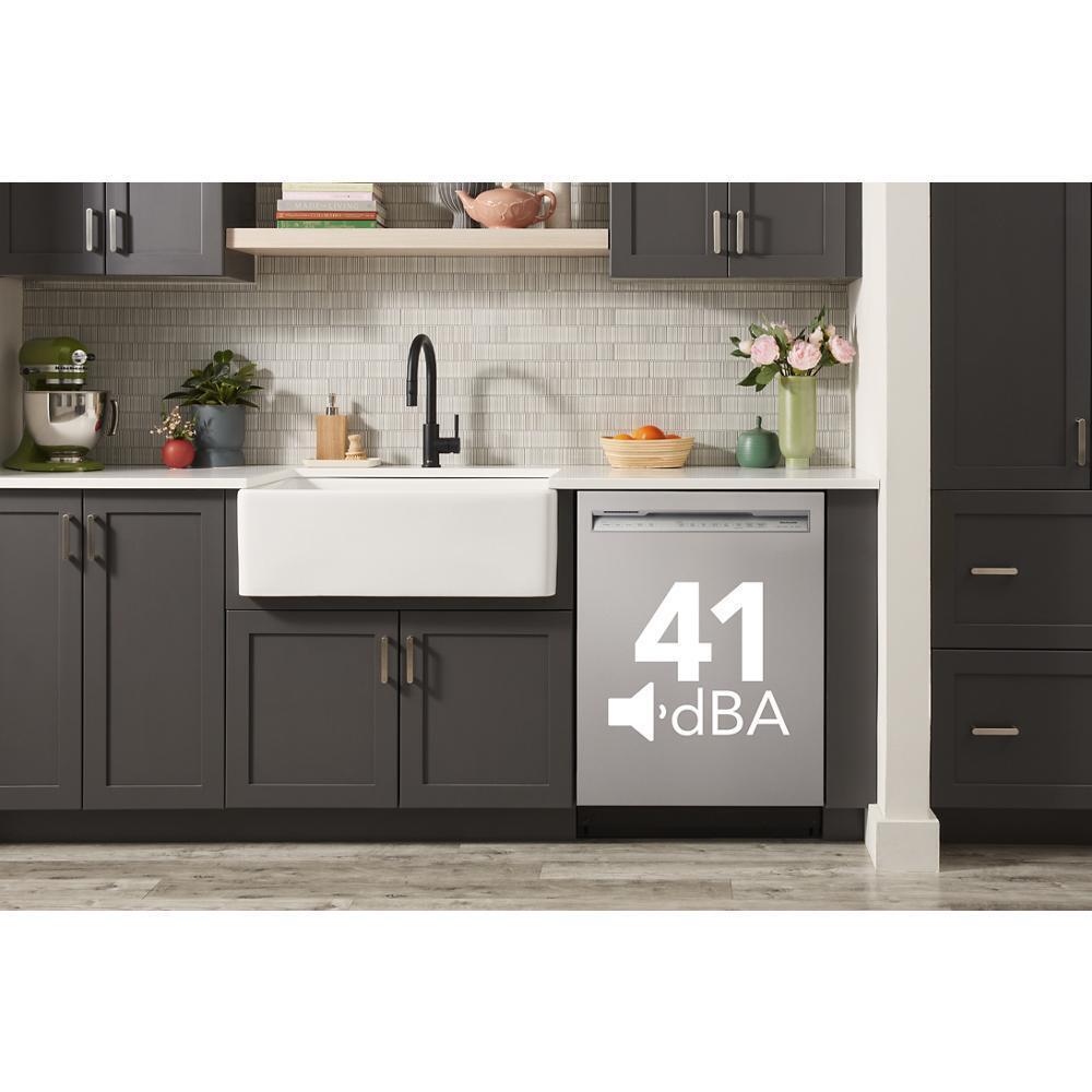 KITCHENAID KDFE304RPS Third Level Jet Rack Dishwasher In Printshield Finish, 41 Dba