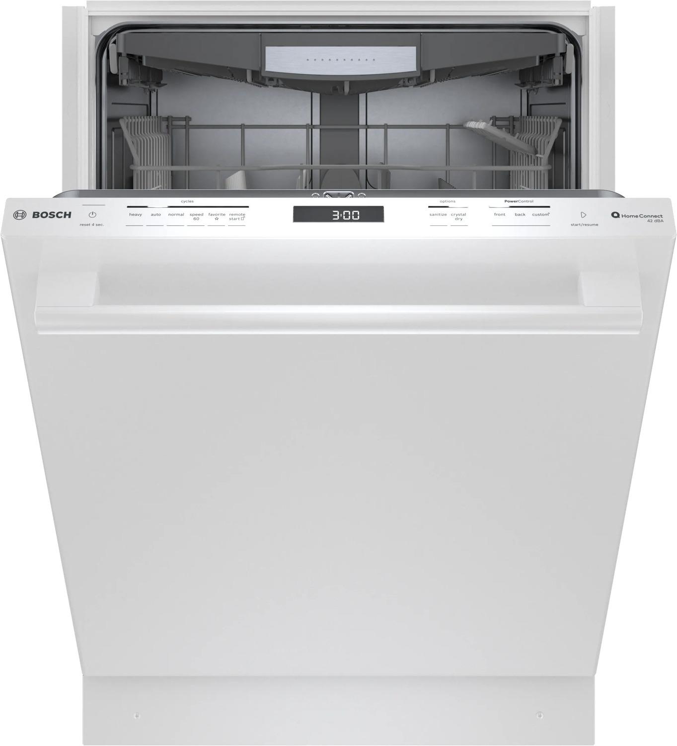 BOSCH SHX78CM2N Bosch 800 Series Dishwasher 24"" White