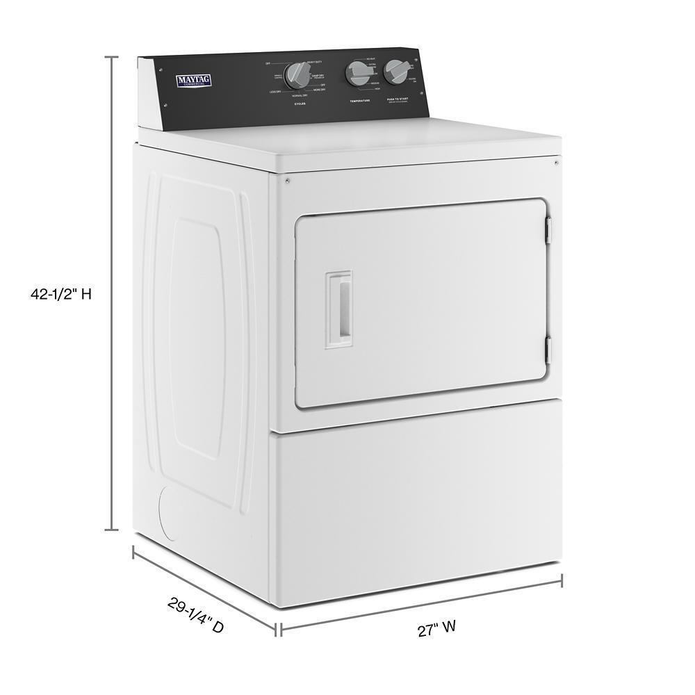 MAYTAG MGDP585GW Maytag Commercial-grade Residential Dryer - 7.4 Cu. Ft.