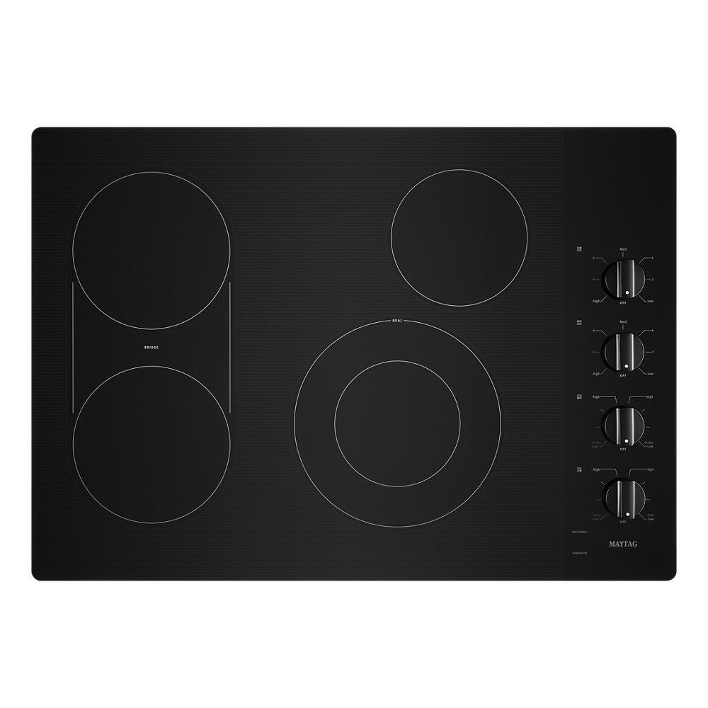 MAYTAG MEC8830HB Maytag 30-inch Electric Cooktop With Reversible Grill and Griddle
