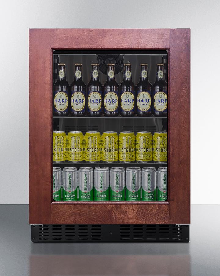 SUMMIT ASDG2411PNR 24"" Wide Built-in Beverage Center, Ada Compliant (panel Not Included)