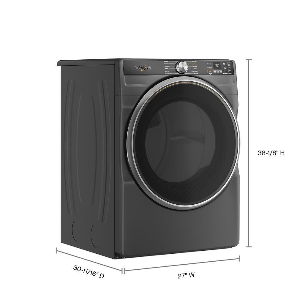 WHIRLPOOL WGD6720RU 7.4 Cu. Ft. Smart Front Load Energy Star Gas Dryer With Steam CA...