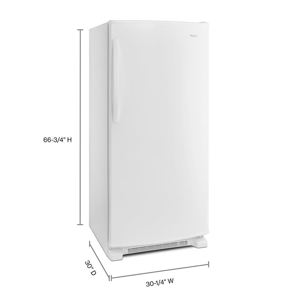WHIRLPOOL WRR56X18FW 31-inch Wide All Refrigerator With LED Lighting - 18 Cu. Ft.