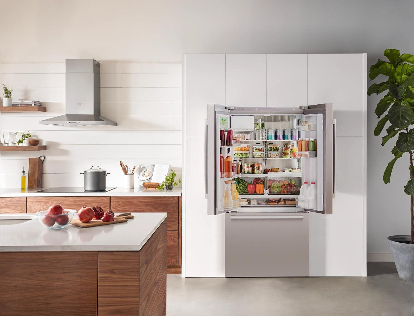 BOSCH B36CD50SNS 500 Series French Door Bottom Mount Refrigerator 36'' Easy Clean ST...