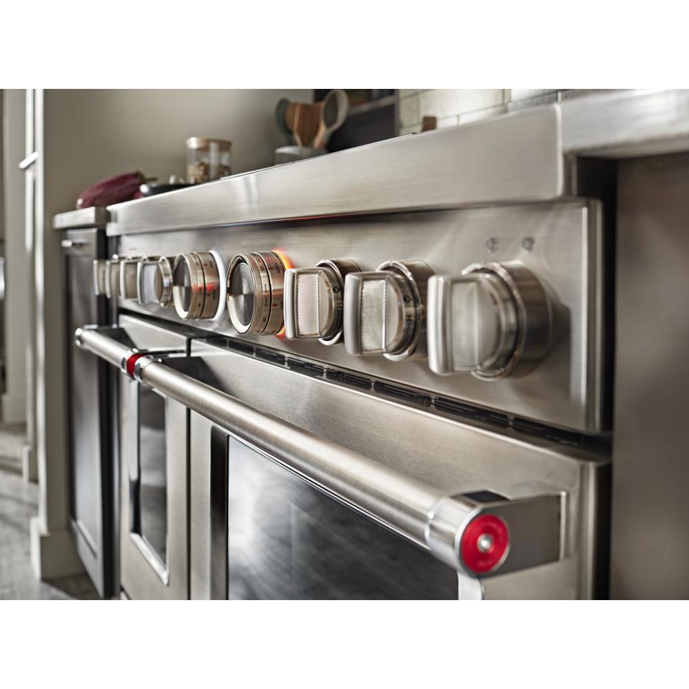 KITCHENAID KFGC558JSS Kitchenaid 48'' Smart Commercial-style Gas Range With Griddle - ...