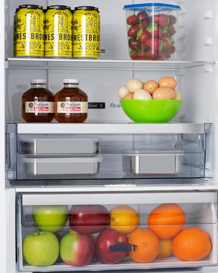 SUMMIT FFBF181ES2 Summit 24"" Wide Bottom Freezer Refrigerator