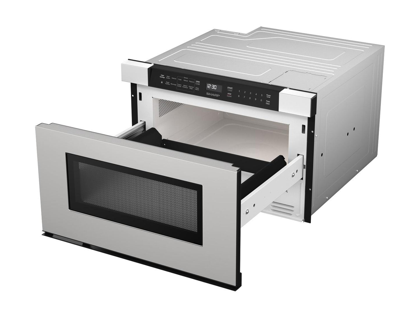 SHARP SMD2440JS 24 In. 1.2 Cu. Ft. Built-in Stainless Steel Microwave Drawer Oven