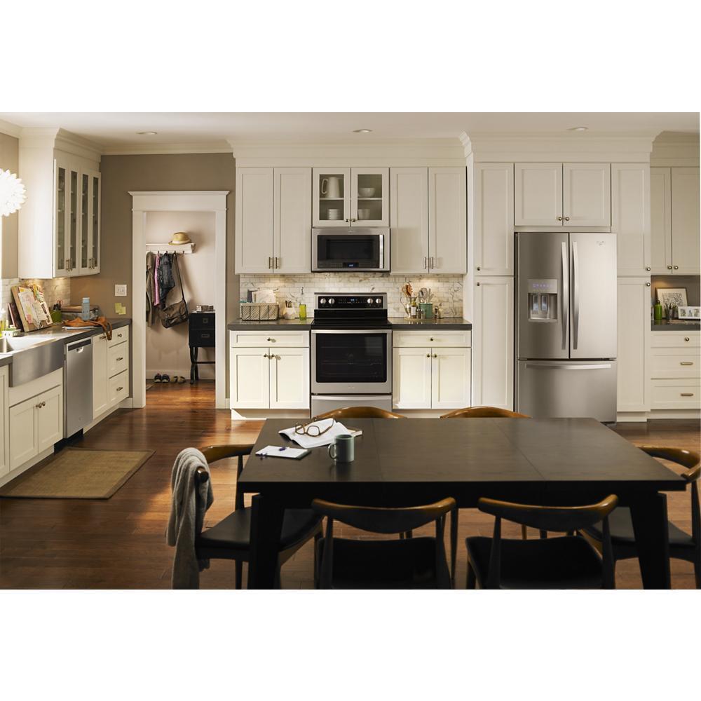 WHIRLPOOL WRF555SDFZ 36-inch Wide French Door Refrigerator In Fingerprint-resistant STAI...