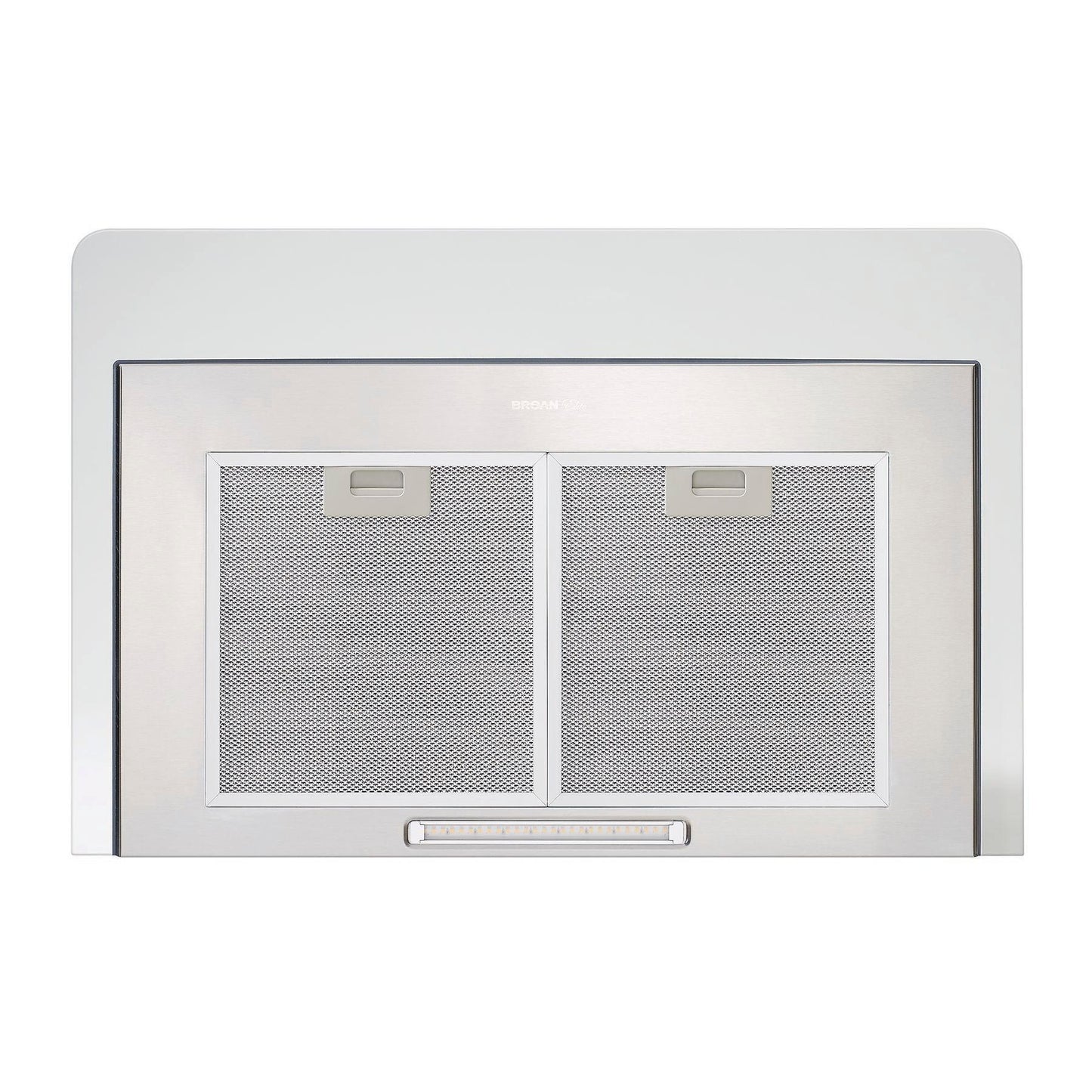 BROAN EW4630SS 30-in. Convertible Wall Mount Curved Glass Chimney Range Hood With ...
