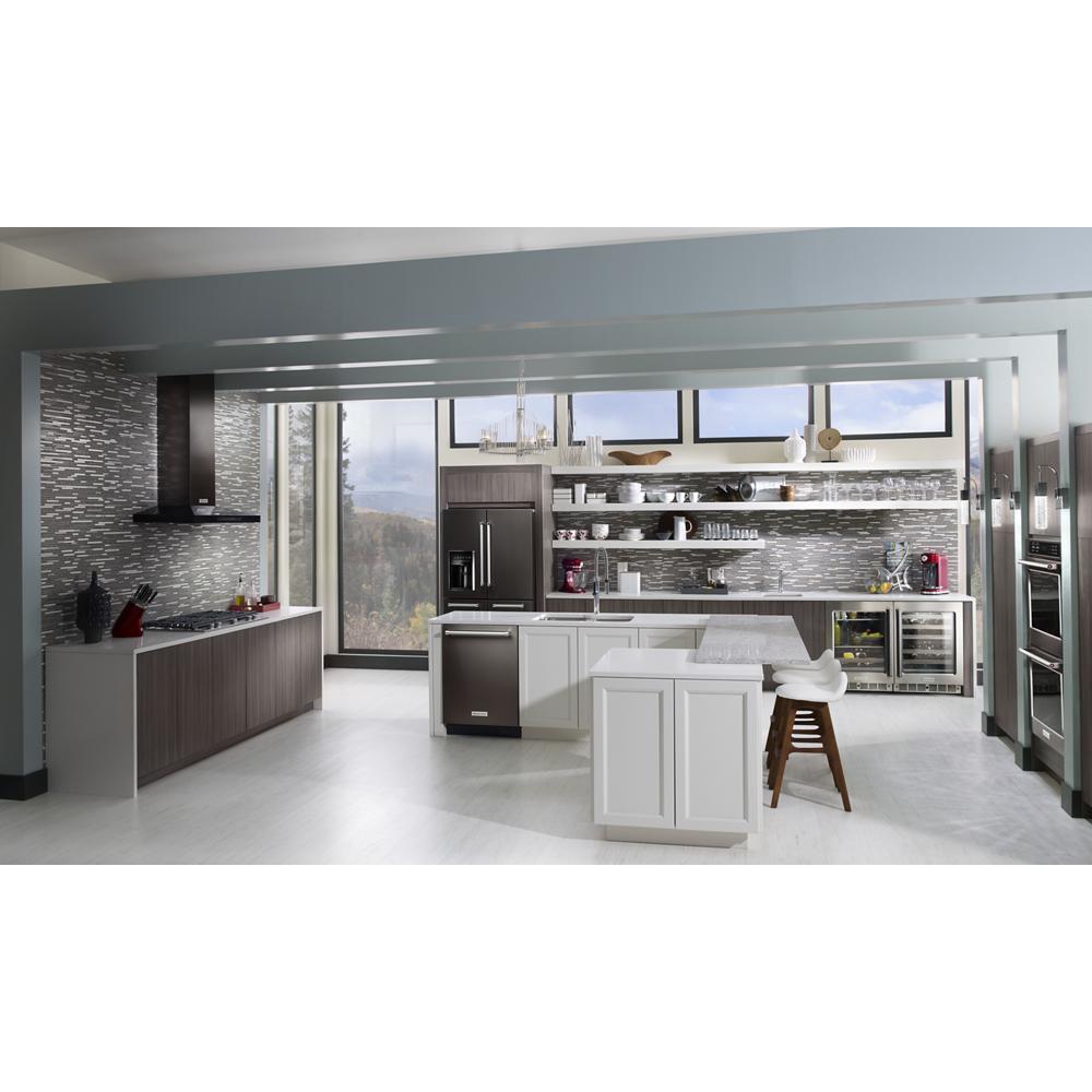 KITCHENAID KRMF706EBS Black-on-stainless Kitchenaid 25.8 Cu. Ft. 36"" Multi-door FREEST...