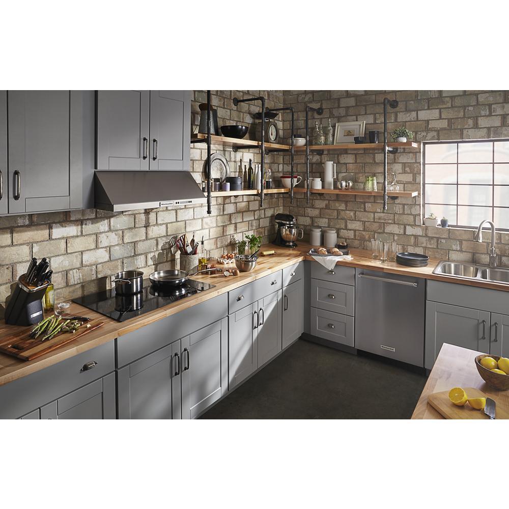 KITCHENAID KCES950KBL 30"" Electric Cooktop With 5 Elements and Touch-activated Controls