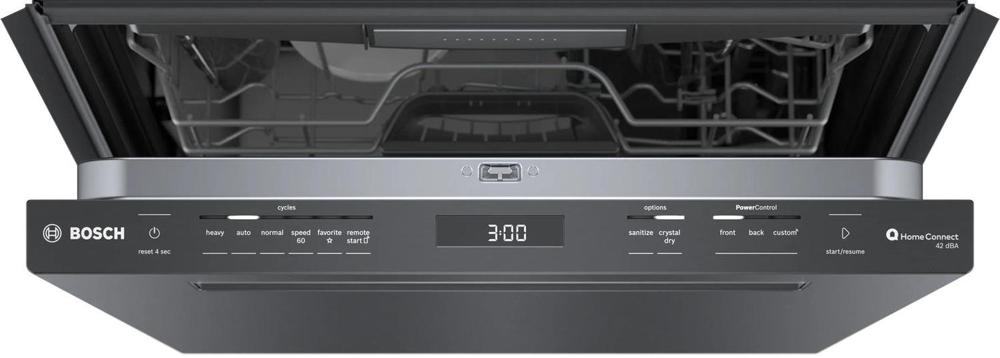 BOSCH SHP78CM4N Bosch 800 Series Dishwasher 24"" Black Inox