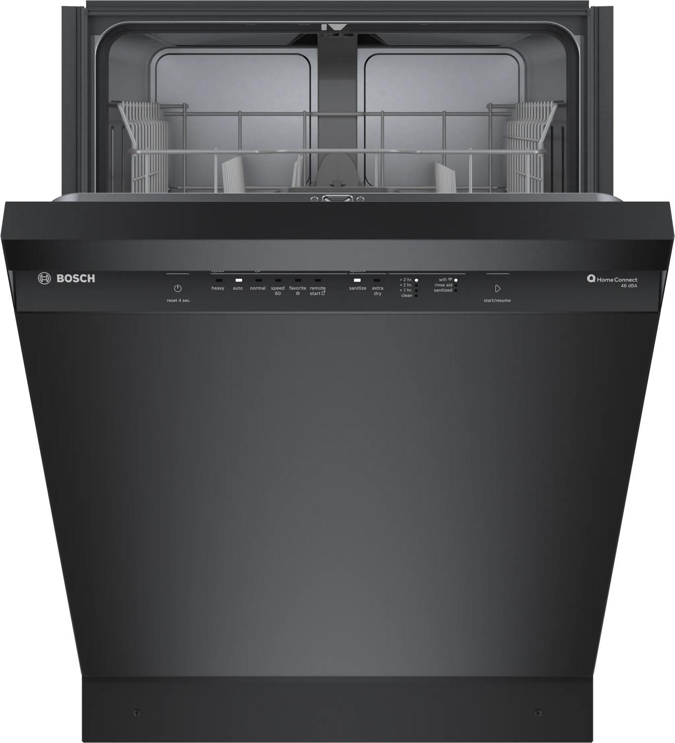 BOSCH SHE41CM6N Bosch 300 Series Dishwasher 24"" Black She41cm6n