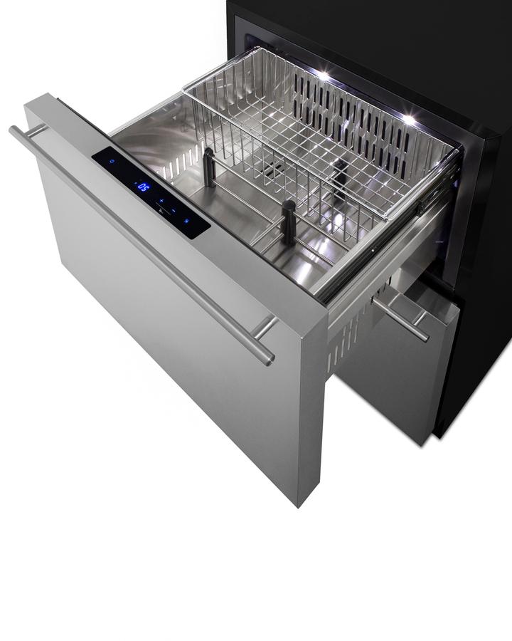 SUMMIT ADFD243PNR Summit 24"" Wide 2-drawer All-freezer (panels Not Included)