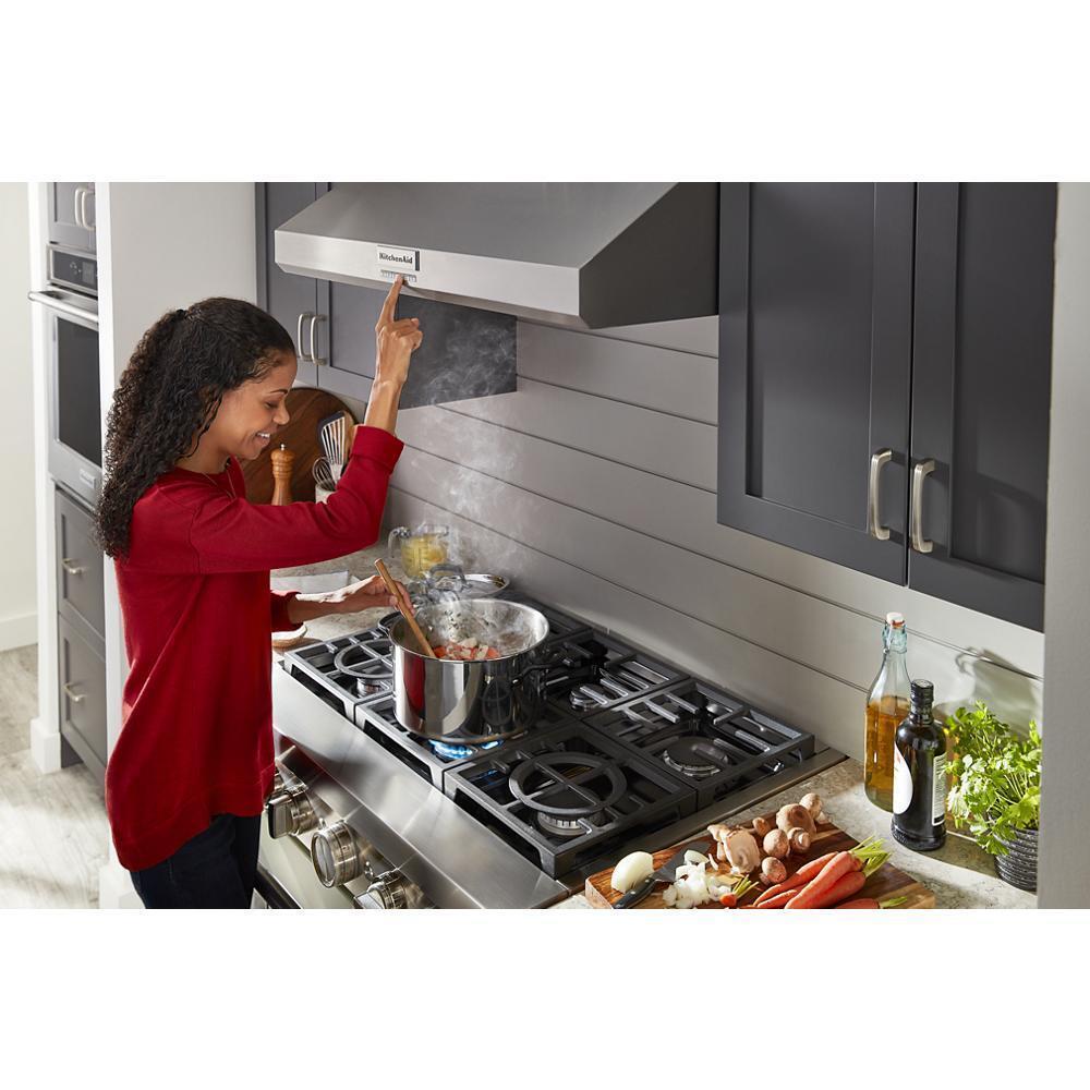 KITCHENAID KVUC606KSS 36"" 585 Cfm Motor Class Commercial-style Under-cabinet Range Hood S...