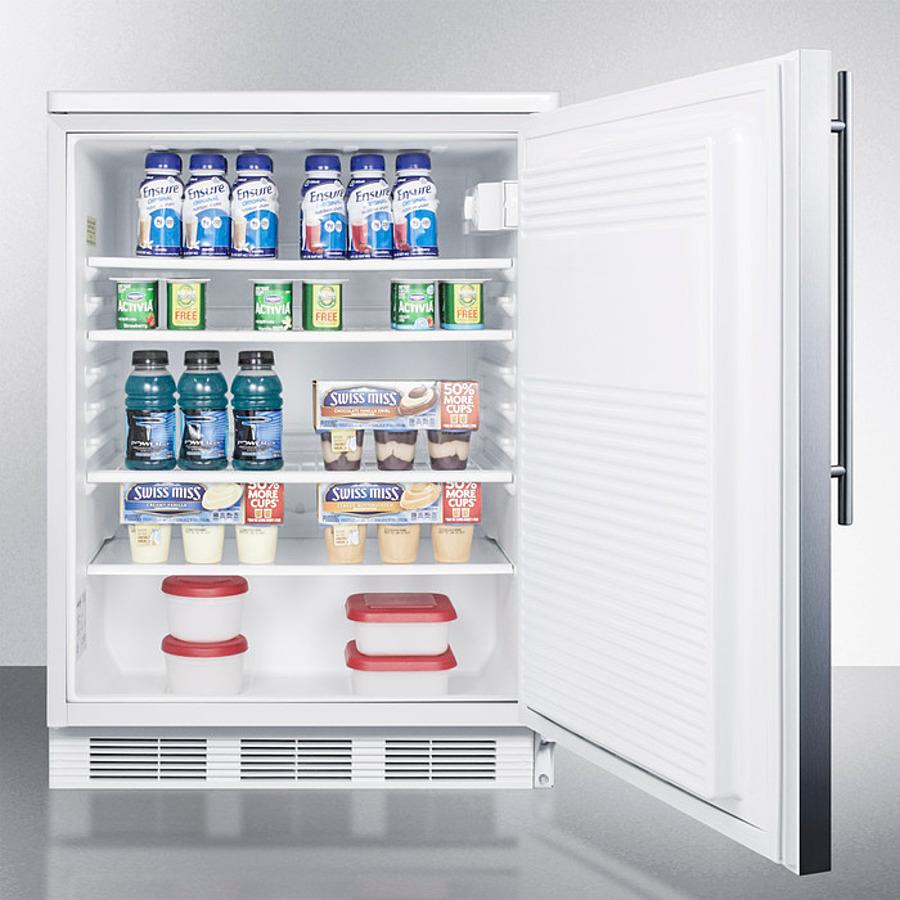 SUMMIT FF7LWSSHV Commercially Listed Freestanding All-refrigerator for General PURPO...