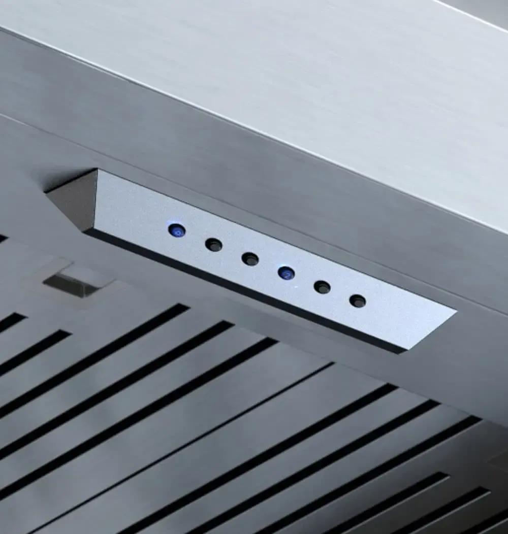 XO APPLIANCE XOT36SC 36"" 600/395 Cfm Italian Made Pro Hood Range Hood Stainless
