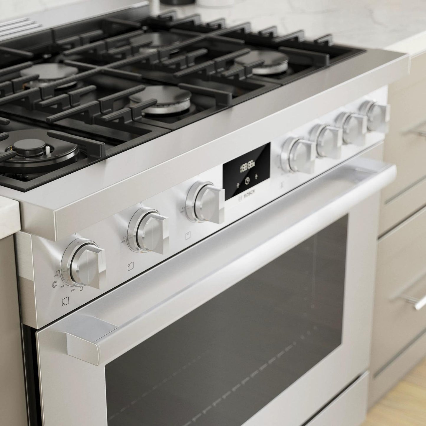 BOSCH HGS8655UC 800 Series Gas Freestanding Range 36'' Stainless Steel Hgs8655uc
