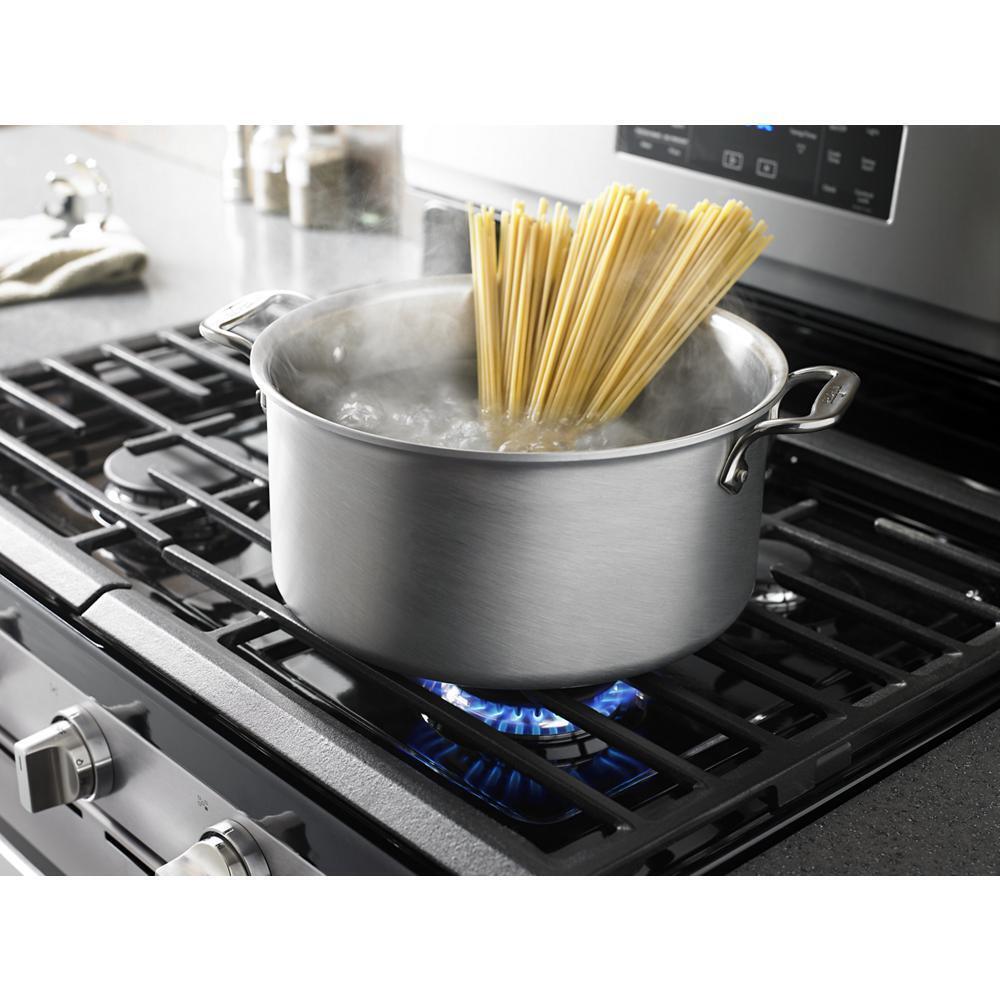 WHIRLPOOL WFG775H0HZ Whirlpool 30-inch,5.8 Cu Ft, Gas Freestanding Range With 5 Burners ...