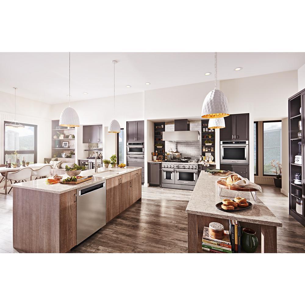 KITCHENAID KFDC558JSS Kitchenaid 48'' Smart Commercial-style Dual Fuel Range With GRID...