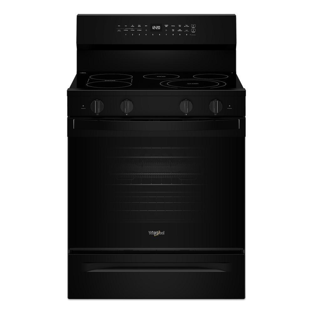 WHIRLPOOL WFES7530RB 30-inch Smart Electric Range With Air Cooking Technology, WIPECLEAN...