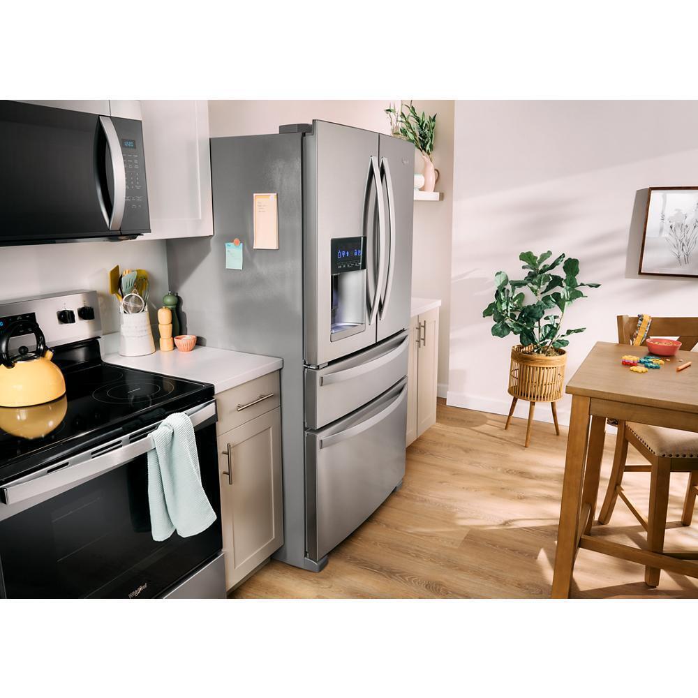 WHIRLPOOL WRMF3636RW Whirlpool 36-inch Wide French Door Bottom Mount Refrigerator