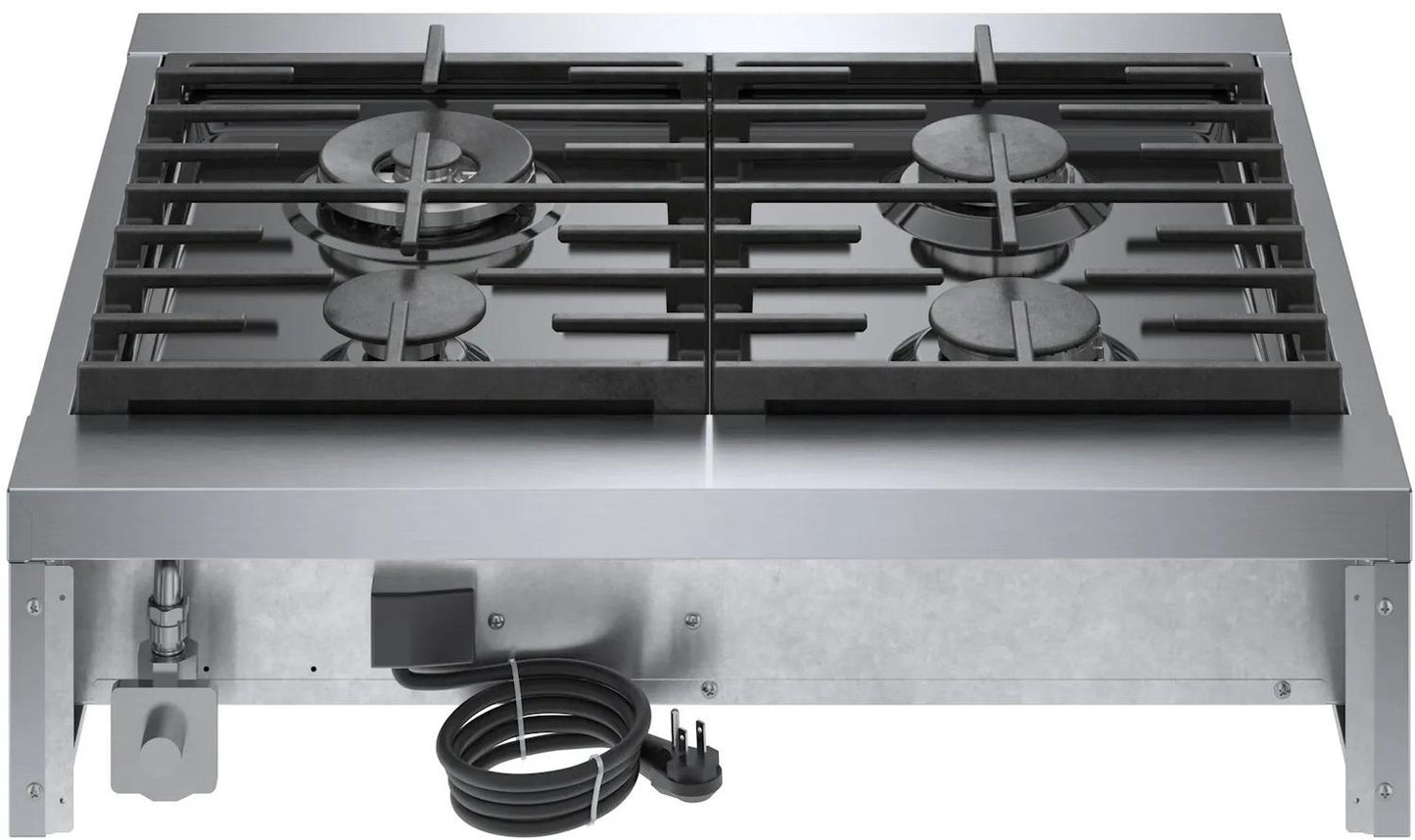BOSCH RGM8058UC Bosch 800 Series Gas Rangetop 30'' Stainless Steel Rgm8058uc
