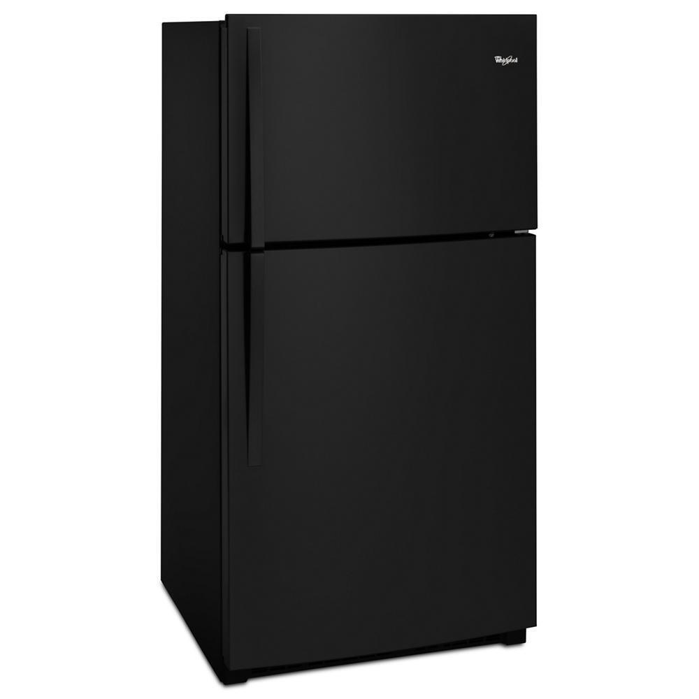 WHIRLPOOL WRT541SZDB Black Whirlpool 33"" Wide Top-freezer Refrigerator With Optional ...