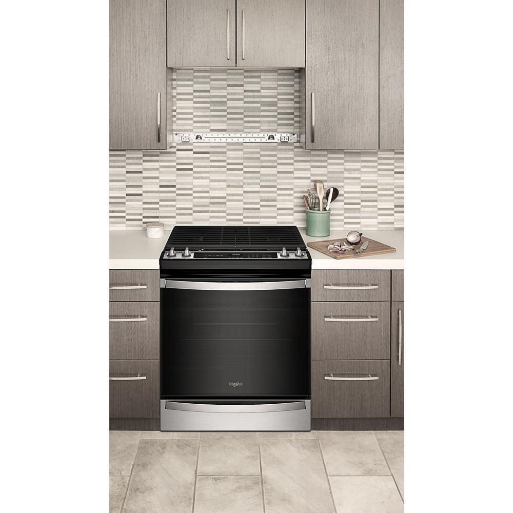 WHIRLPOOL WEG745H0LZ 5.8 Cu. Ft. Whirlpool Gas 7-in-1 Air Fry Oven